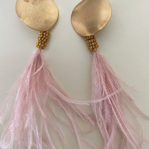 Feather earrings